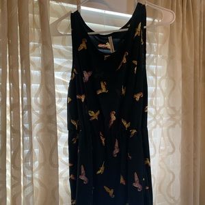 Bird print dress